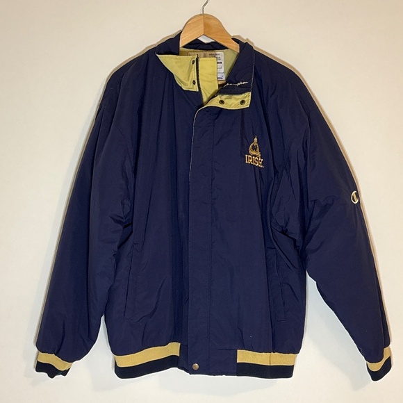 Vintage 90’s Notre Dame Fighting Irish Lined Champion Jacket - Picture 1 of 8